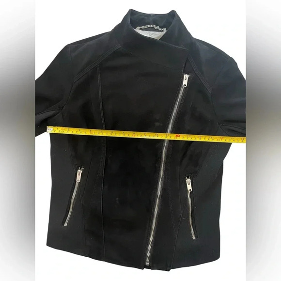 Andrew Marc New York suede  jacket moto size S - Picture 15 of 16